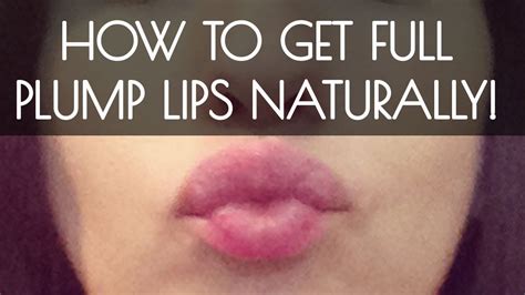How To Get Full Plump Lips Naturally Easy At Home Tips Youtube