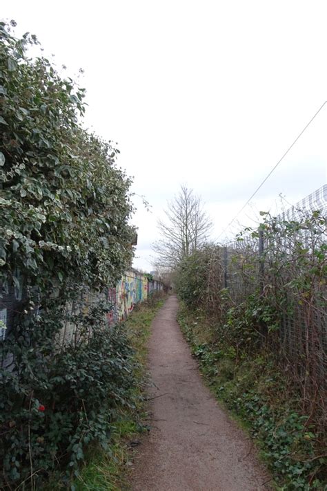 Path Beside The Railway Ds Pugh Geograph Britain And Ireland