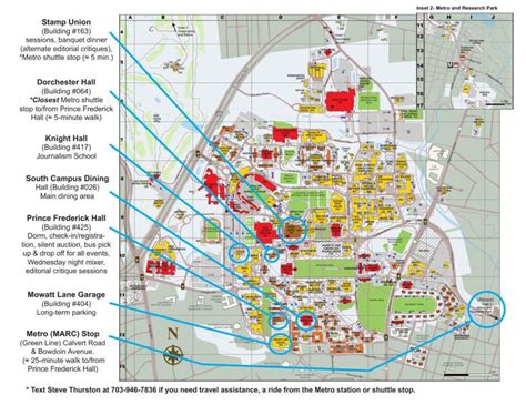 University Of Maryland College Park Map