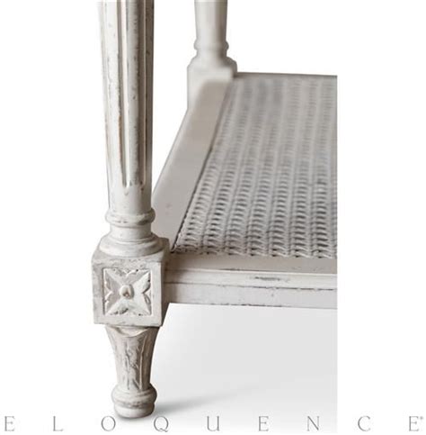 Eloquence Le Courte Coffee Table In Antique White French Country