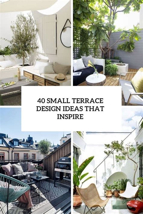 40 Small Terrace Design Ideas That Inspire Shelterness