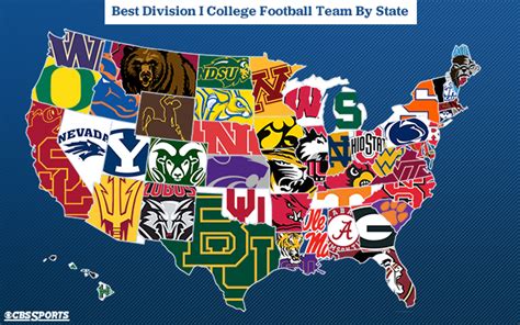 Nine Big Ten Teams On Cbs Sports Best College Football Team By State