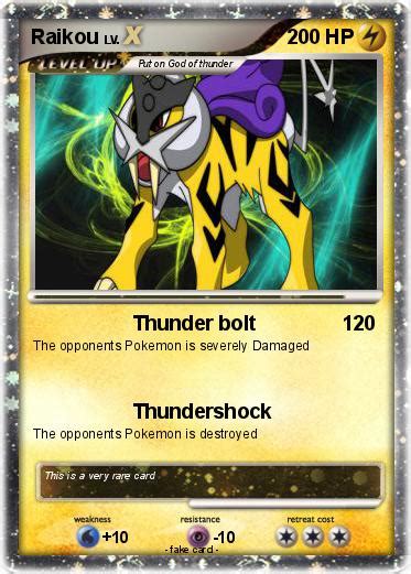 Suicune's uses bells, raikou's uses an electric guitar, and entei's uses synthesized music. Pokémon Raikou 1516 1516 - Thunder bolt - My Pokemon Card