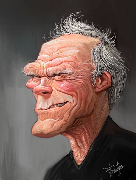 Clint Eastwood Funny Caricatures Celebrity Caricatures Celebrity