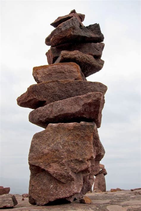Granite Rock Stone Stack Formation Stock Photo Image 17717896