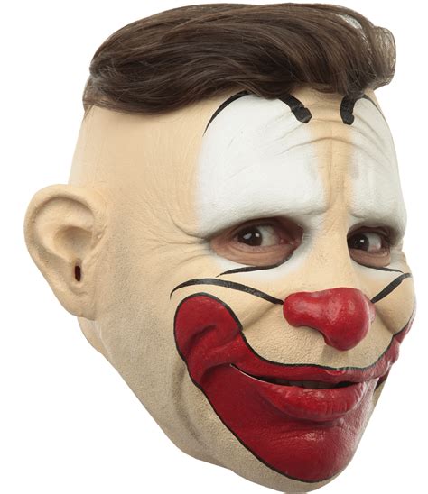 Friendly Clown Latex Mask Costumes4less