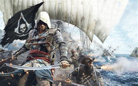 Assassins Creed 4 Black Flag Game Papel De Parede Para Celular Para