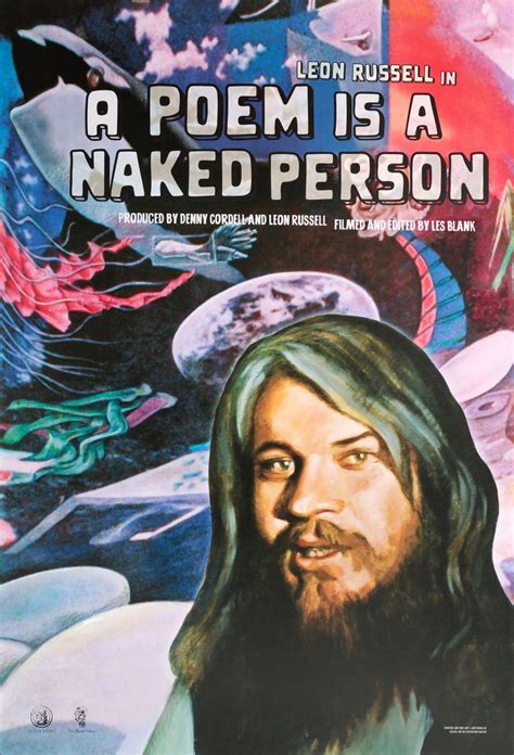 A Poem Is A Naked Person Original R U S One Sheet Movie Poster