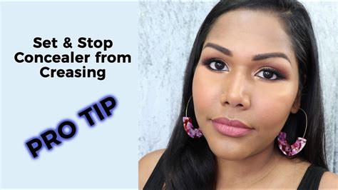How To Set And Stop Concealer From Creasing Without Baking For Oily