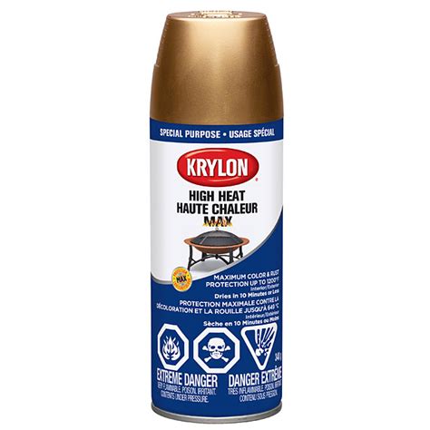Krylon High Heat Max Spray Paint Oil Based Copper 340 G 416090000
