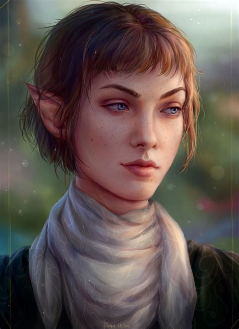 Asclyn Elves Fantasy Female Elf Fantasy Portraits