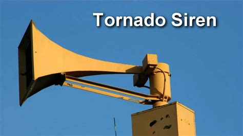 Ouça O Som Da Sirene De Alerta De Tornado Youtube