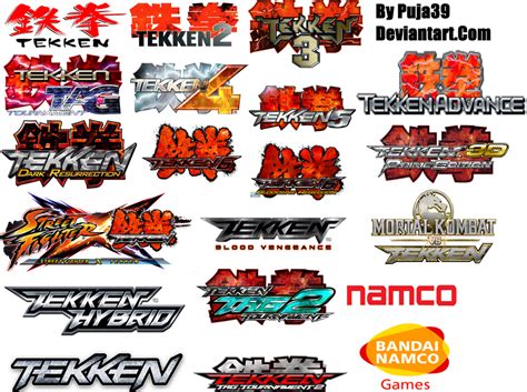 All Tekken Series And Logos By Puja39 On Deviantart