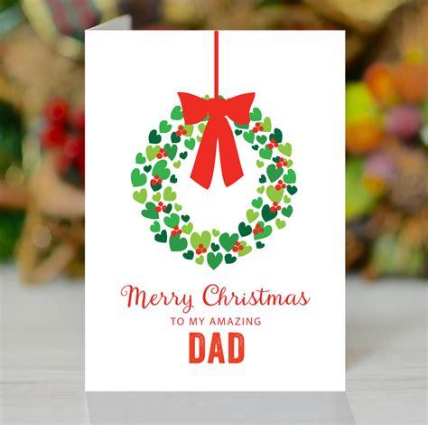 Amazing Dad Christmas Card For Dads By Loveday Designs