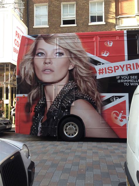 Kate Moss In The New Rimmel London Campaign In A Customised Version Of