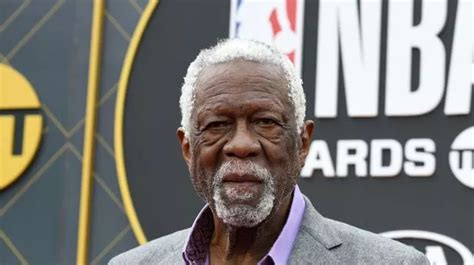 boston celtics legend bill russell honoured as number six jersey retired by all nba teams