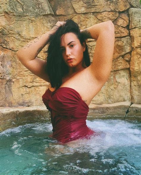 Demi Lovato In Swimsuit Instagram Photos 05 02 2020 Hawtcelebs