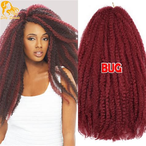 Cheap Afro Kinky Marley Braiding Hair 18 Bulk Curly Crochet Synthetic Braids Hair 20strands