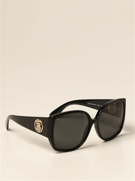 burberry sunglasses in acetate with tb monogram black burberry sunglasses b 4290 online at