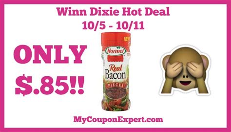 Hot Deal Alert Hormel Bacon Bits Only 85 At Winn Dixie From 105 1011