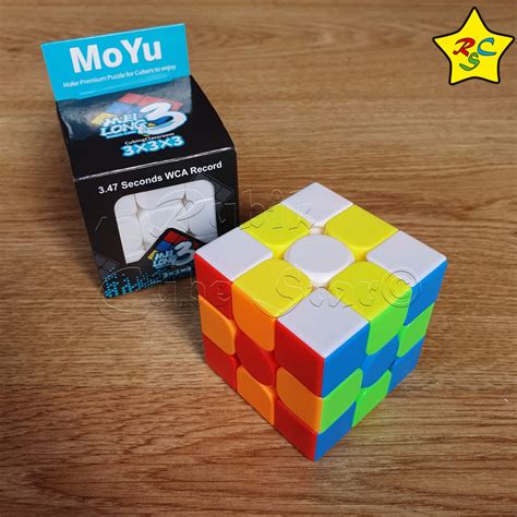 Cubo Rubik 3x3 Meilong Moyu Speedcube Gama Warrior Velocidad Rubik