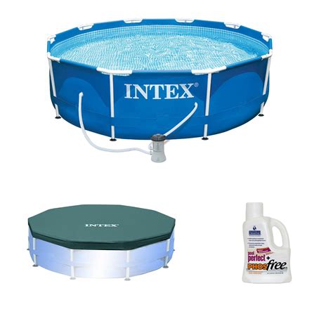 Intex Above Ground 10 Ft X 30 In Swimming Pool W Pool
