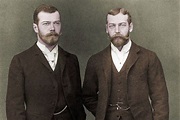 Rei George V e seu primo idêntico Czar Nicolau II trajando uniformes ...