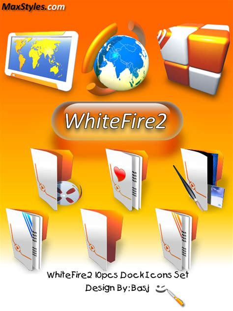 Objectdock Whitefire2 Dock Icons Pack Of 10 Free Download