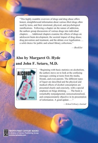 Drugs 101 2nd Edition An Overview For Lerner Publishing Group