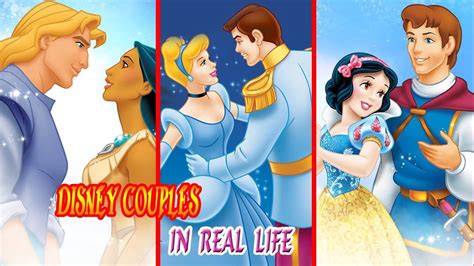 Disney Couples In Real Life Cartoon Discoveries Youtube