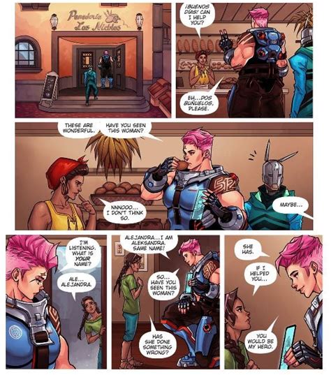 New Overwatch Comic Drops Featuring A Zarya Sombra Confrontation