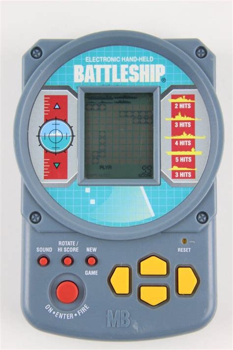 Milton Bradley Battleship Electronic Hand Held Game Etsy