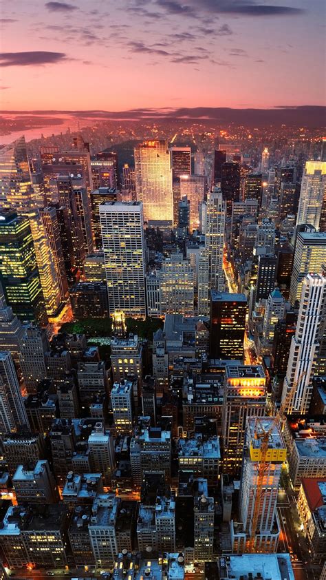 ニューヨークの夜景 Iphone14スマホ壁紙待受画像ギャラリー