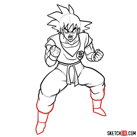 How To Draw Anime Goku Step By Step How To Draw Goku In A Few Quick