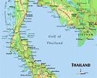 Thailand øer Kort | Kort