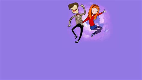 Adventure Time Doctor Who Purple Eleventh Doctor Amy Pond Hd Couple Dancing Graphic Hd