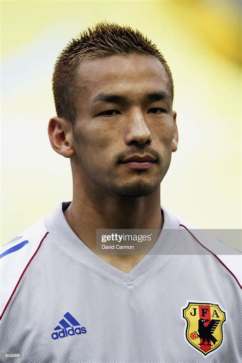 Portrait Of Hidetoshi Nakata Of Japan Before The Fifa World Cup