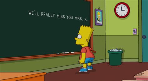 The Simpsons Most Memorable Chalkboard Moment Doubled As Touching Tribute