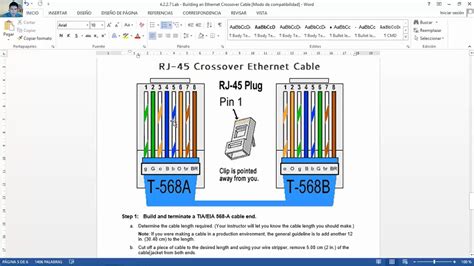 T1 Crossover Cable Pinout Diagram