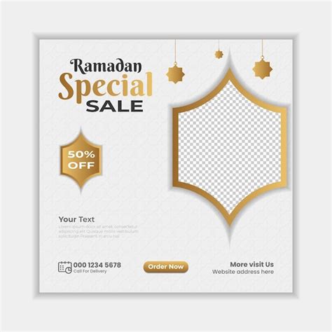 Premium Vector Ramadan Sale Social Media Post Banner Template