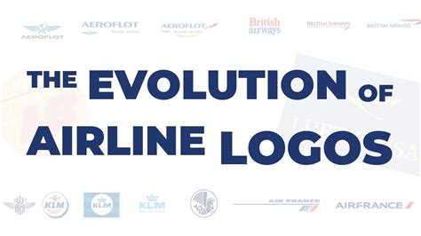 The Evolution Of Airline Logos European Edition Youtube