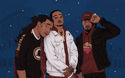 Migos Cartoon Pics Migos Wallpaper Rap Wallpaper Cartoon Wallpaper