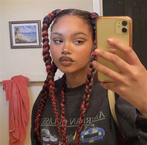 alt black girl aesthetic black girl makeup alternative makeup alternative hair
