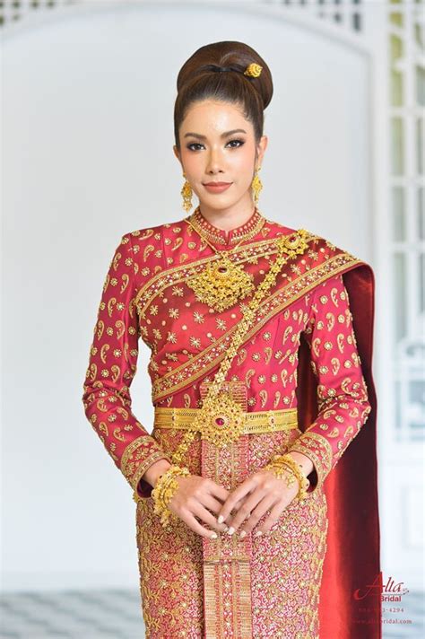 Thai Traditional Dress Thailand Thai Traditional Dress Thai Wedding Dress Thai Clothes