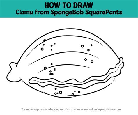 How To Draw Clamu From Spongebob Squarepants Spongebob Squarepants