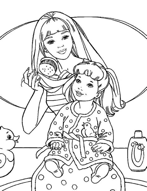 Skipper Barbie Life In The Dreamhouse Coloring Pages