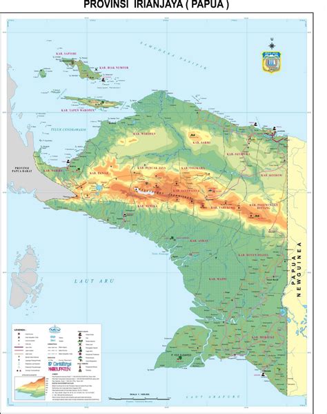 Peta Provinsi Papua Business Map Peta Papua Pulau Paling Ujung Images