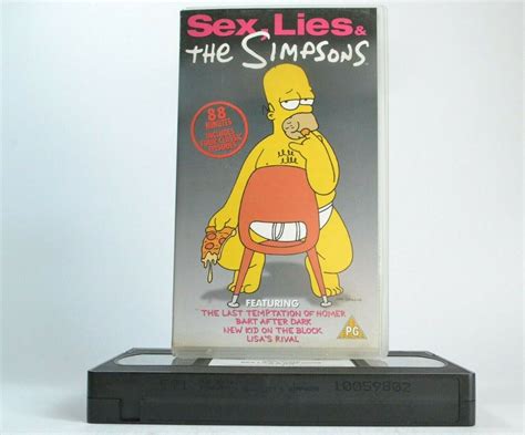 Sex Lies And The Simpsons Bart After Dark Matt Groening Animated Pal Vhs Golden Class