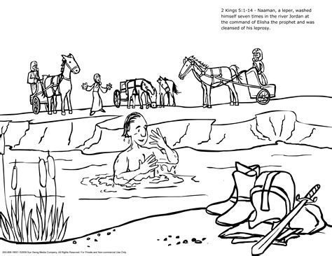 What do you do when you have a scrape or a cut on your skin? Naaman Coloring Pages - Coloring Home