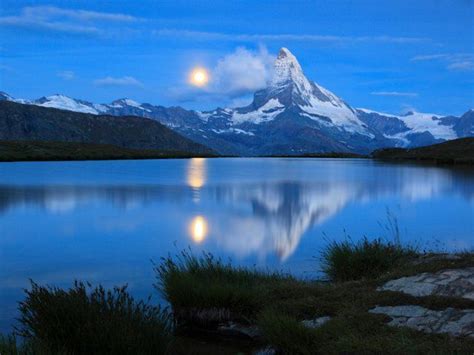 Matterhorn By Moonlight Zermatt Switzerland Prisma Superstock